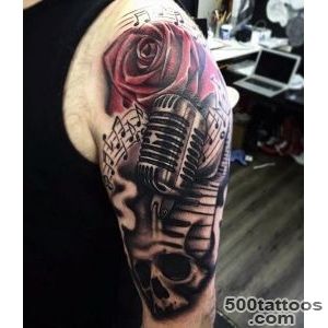 100 Music Tattoos For Men   Manly Designs With Harmony_15