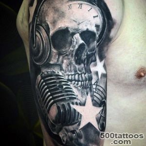 100 Music Tattoos For Men   Manly Designs With Harmony_25