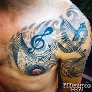 100 Music Tattoos For Men   Manly Designs With Harmony_49