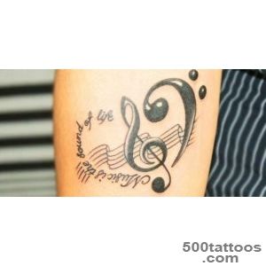 Cool Music Tattoo Design   Black Poison Tattoo Studio_50