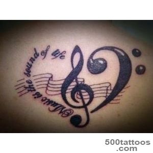 Lovely Music Tattoo Ideas  Tattoo Ideas Gallery amp Designs 2016 _12