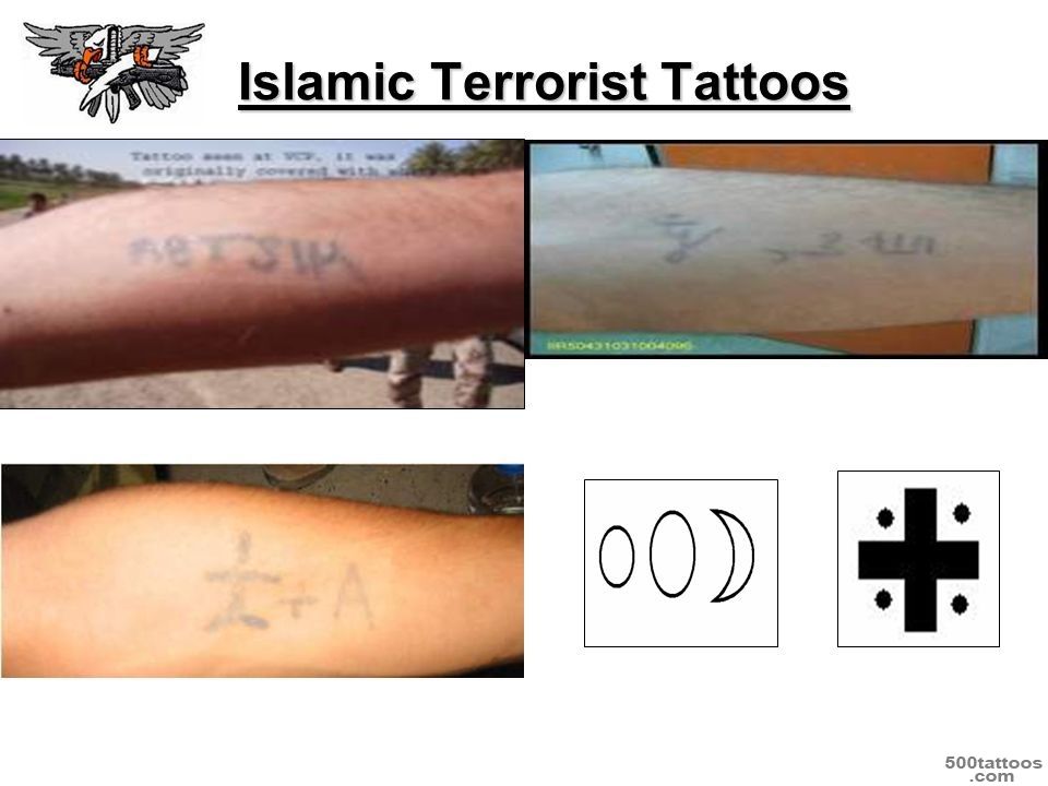 Islamic Terrorist Tattoos TATTOOS ARE TRADITIONALLY NOT ACCEPTABLE ..._15