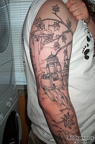 Muslim themed sleeve tattoo   Tattooimages.biz_6