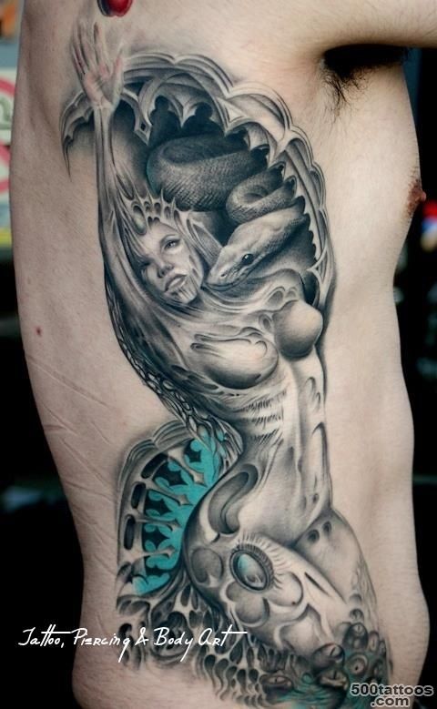 Mystical pin up tattoo  you know that hurt like HELL  Cool ..._19