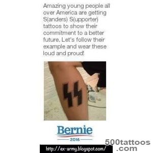 Ex Army   Libertarian Nationalist Tattoos for Bernie!_47