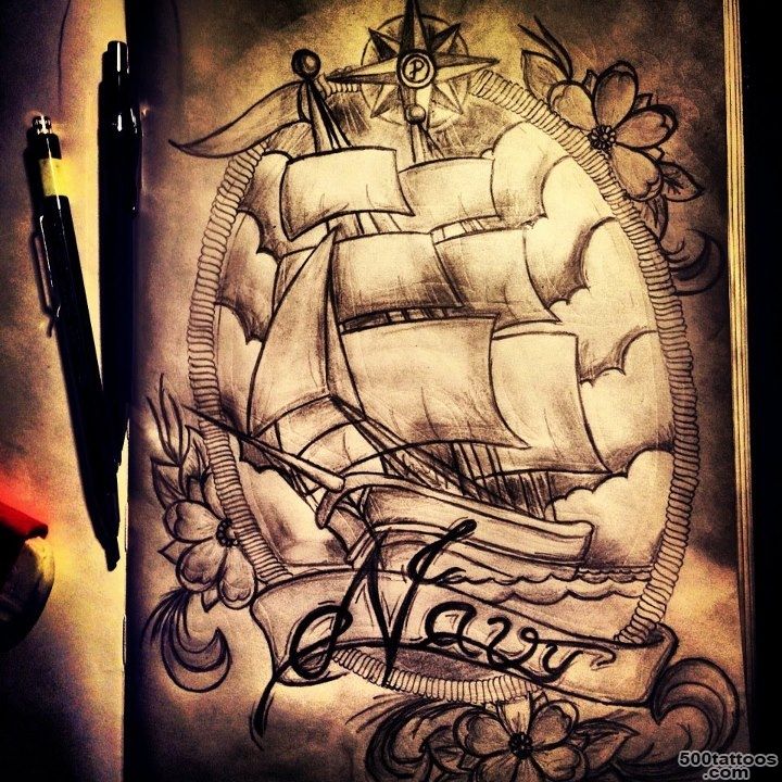 15+ Navy Tattoo Designs_17