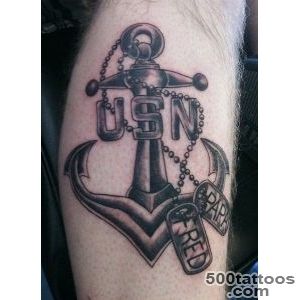 United States Navy Anchor amp Dogtags Tattoo by Alecia #Tattoos _16