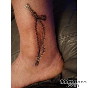 Zipper tattoo by ~JBA69 on deviantART   this could be neat to put _20
