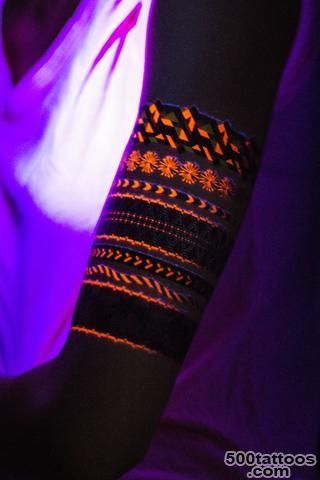 Glow under UV light tattoos   Frenzy Flare_4