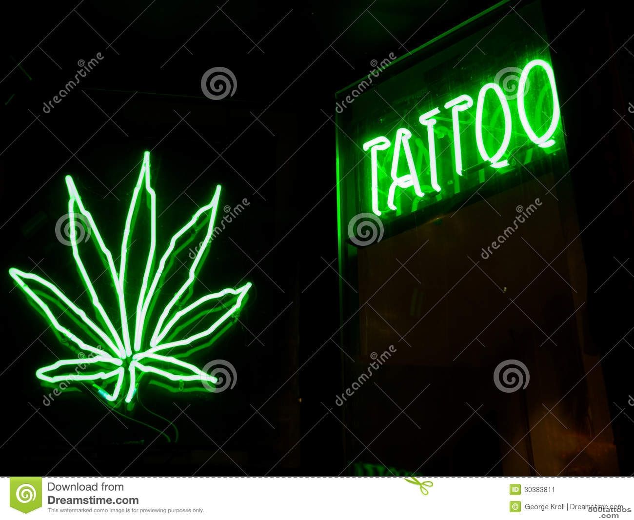 Neon Tattoo Sign Stock Photos, Images, amp Pictures – (61 Images)_39