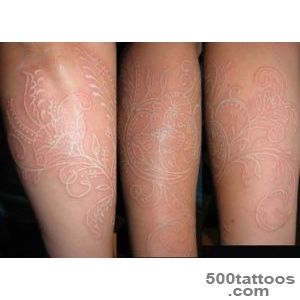 These White Ink Tattoos Are Outstanding Signs Of Beauty !_38