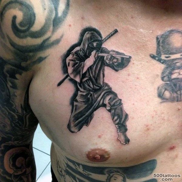 30 Ninja Tattoos For Men   Ancient Japanese Warrior Design Ideas_2