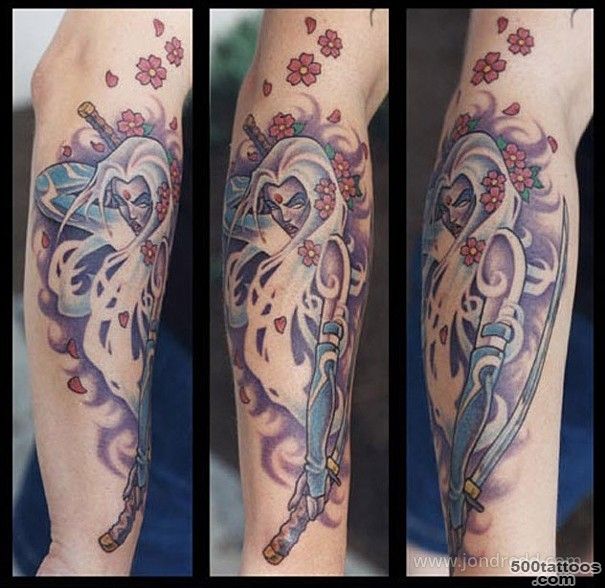 JONATHAN KELLOGG   Tattoo Artist Jon Dredd   Ninja Girl_42