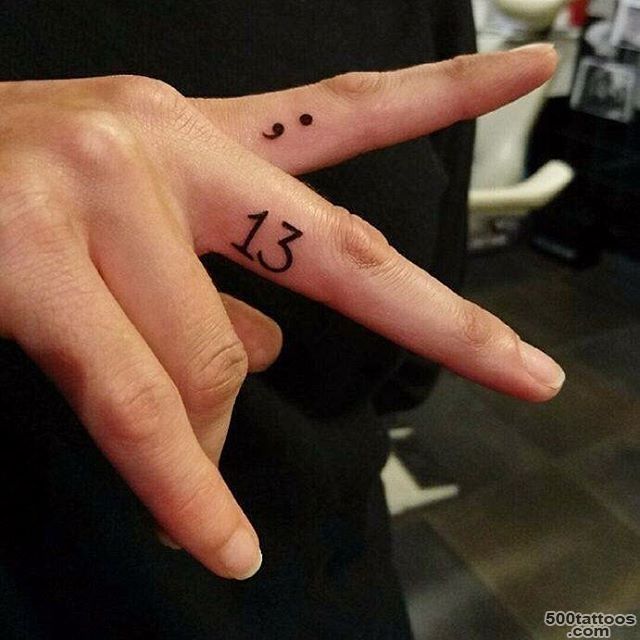 60 Secret Finger Tattoos That Nobody Will Ever See   TattoozZa_35