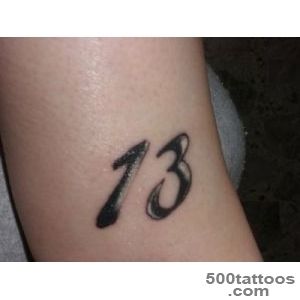 Number 13 Tattoos Related Keywords amp Suggestions   Number 13 _16
