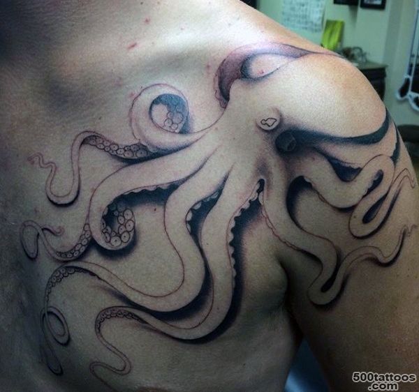 60 Octopus Tattoo Designs For Men   Sea Monster Tentacles_34
