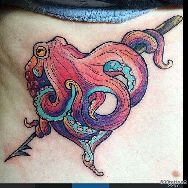 100 Marine Octopus Tattoos Meaning and Designs_6