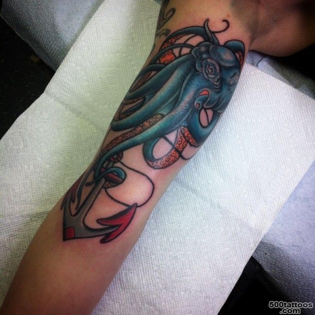100 Marine Octopus Tattoos Meaning and Designs_26