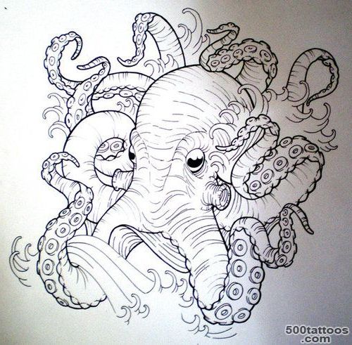 Mistery Octopus tattoo on hand  Best Tattoo Ideas Gallery_14