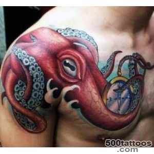 60 Octopus Tattoo Designs For Men   Sea Monster Tentacles_46