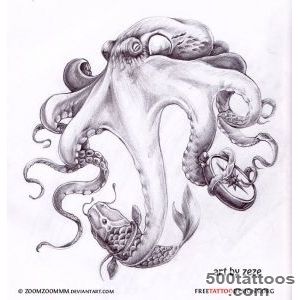 66 Octopus Tattoo Designs_12