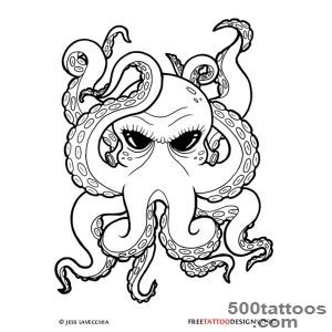 66 Octopus Tattoo Designs_50
