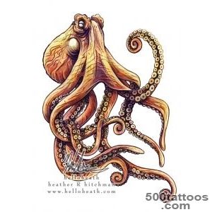 DeviantArt More Like Giant Pacific Octopus Tattoo Design by _24
