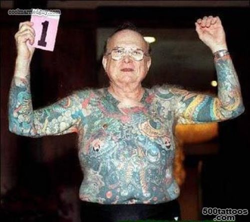 Taturday 74 Really Old People With Tattoos  SMOSH_5