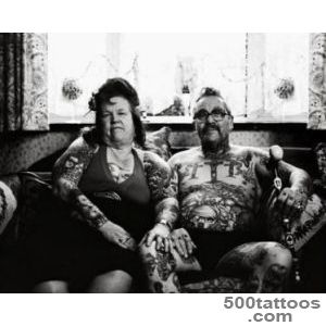 old tattooed couple  Tumblr  tattoos  Pinterest  Tattooed _27