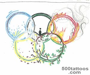 Famous Olympic Rings Tattoo_38