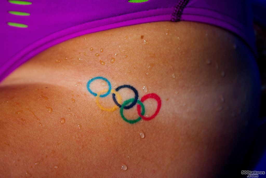For U.S. Swimmers, Olympic Rings Tattoo Is Badge of Honor   The ..._15