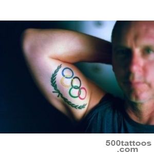 For US Swimmers, Olympic Rings Tattoo Is Badge of Honor   The _13