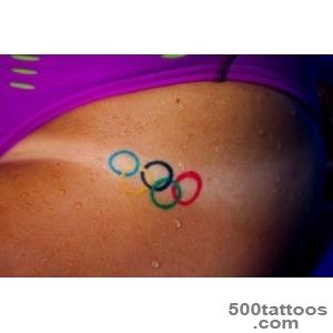 For US Swimmers, Olympic Rings Tattoo Is Badge of Honor   The _15