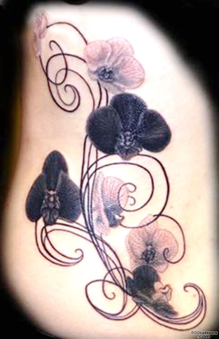 30+ Awesome Orchid Tattoos Designs_4