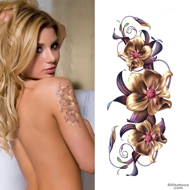 Online Buy Wholesale orchid tattoo designs from China orchid ..._24
