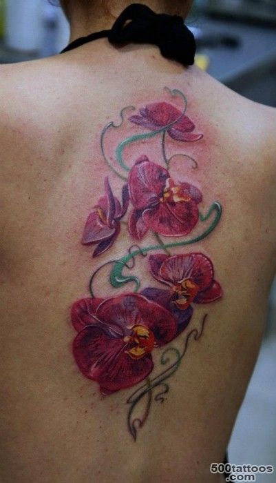 Orchid Tattoo  The Best Flower Tattoos_48