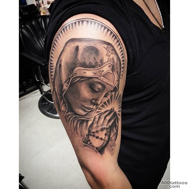 Street City Tattoos — “Custom Russian Mother Mary” (1st session ..._33