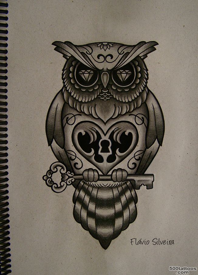Key Sugar Owl Tattoo lt Images amp galleries_19