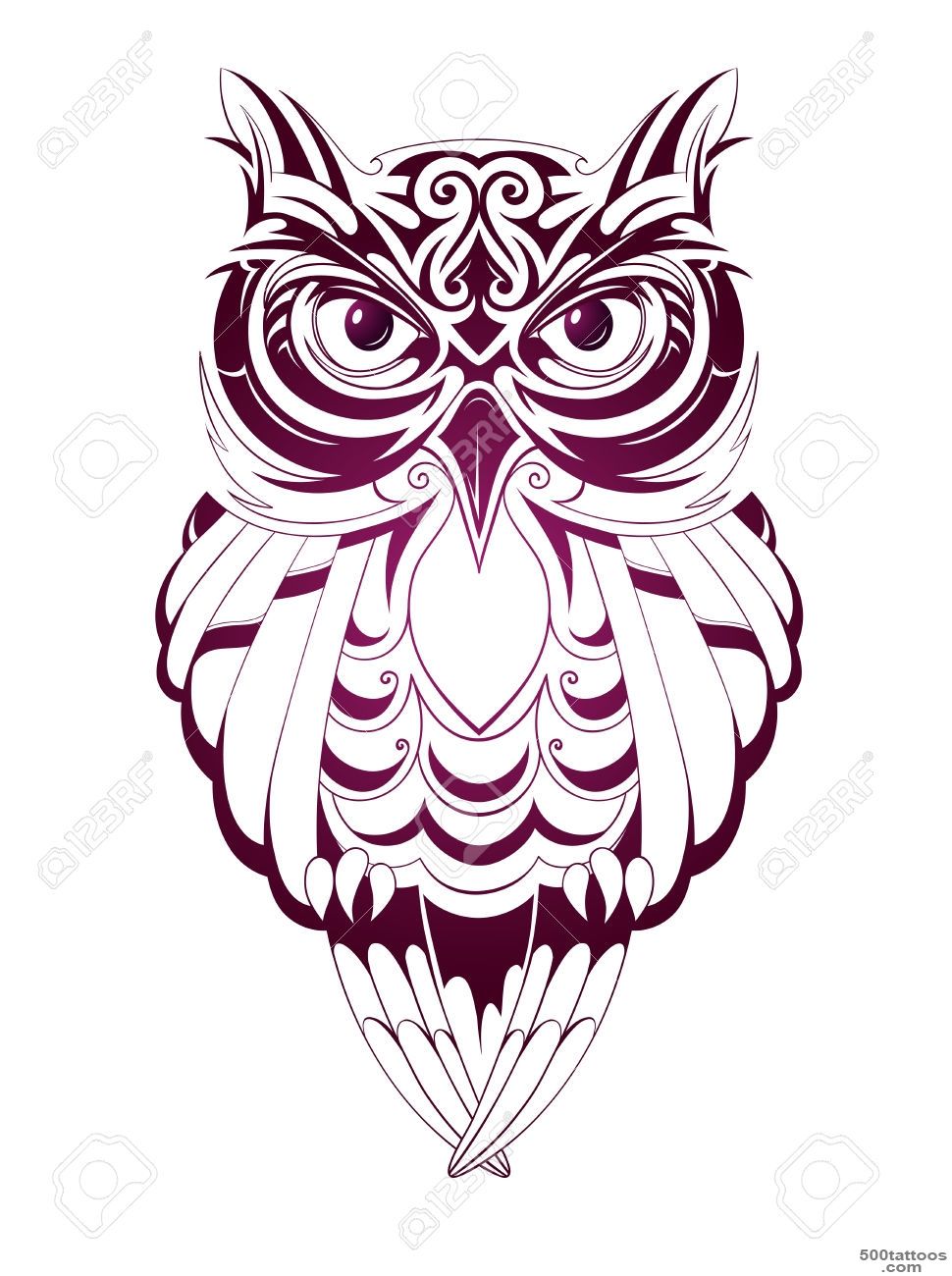 Owl Tattoo Stock Photos, Pictures, Royalty Free Owl Tattoo Images ..._14