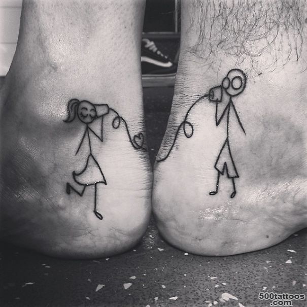 20+ Matching Couple Tattoos For Lovers That Will Grow Old Together ..._9