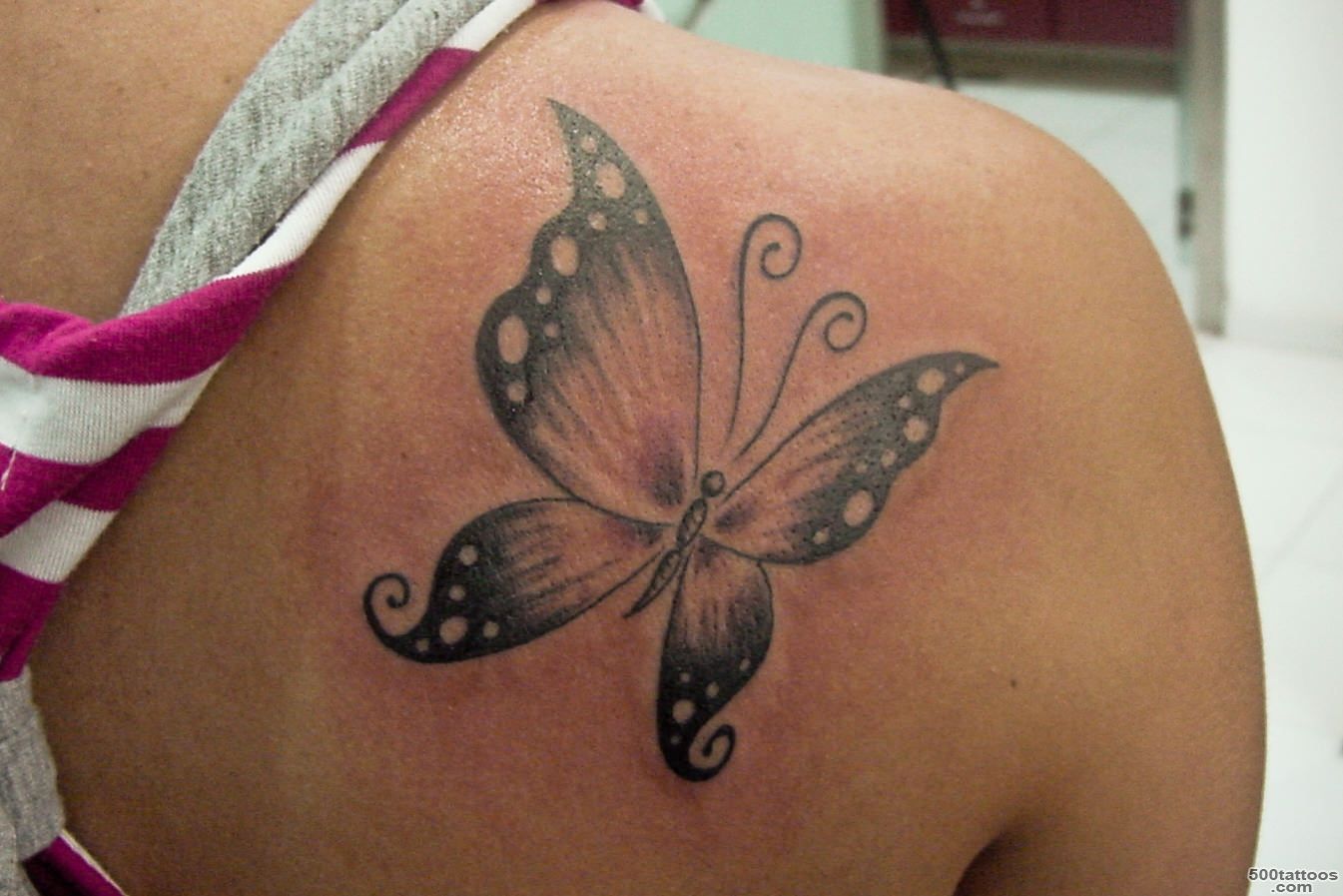 Butterfly Pair Tattoo Design  Fresh 2016 Tattoos Ideas_50
