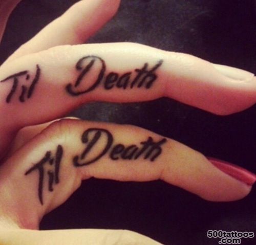 couple, pair, tattoo, til death   image #3042427 by saaabrina on ..._24