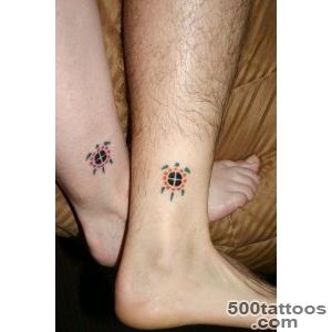 10 Classy Couple Tattoo Designs  Turtles, Turtle Tattoos and _17