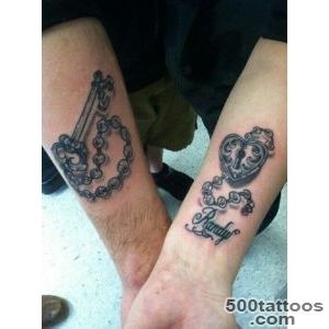 50 Inspiring Lock and Key Tattoos  Art and Design_25
