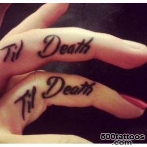 couple, pair, tattoo, til death   image #3042427 by saaabrina on _24