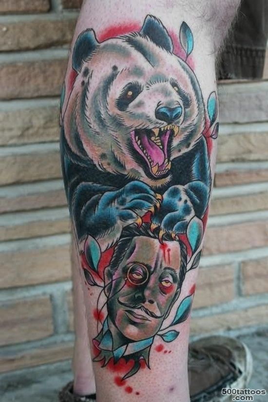 25 Awesome Panda Bear Tattoo Ideas_17