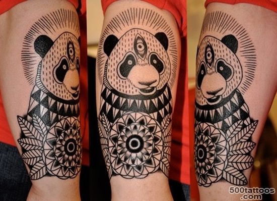 25 Awesome Panda Bear Tattoo Ideas_32