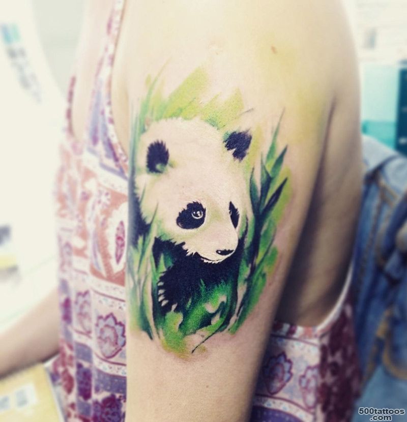 Realistic Panda Arm Tattoo  Best tattoo ideas amp designs_6