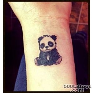 Panda tattoo design, idea, image