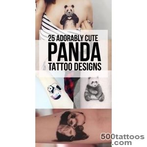 25 Perfectly Cute Panda Tattoos   TattooBlend_21
